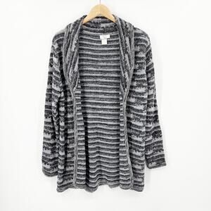True Vintage 1950s Sears Open Front Marbled Cardigan Sweater Medium